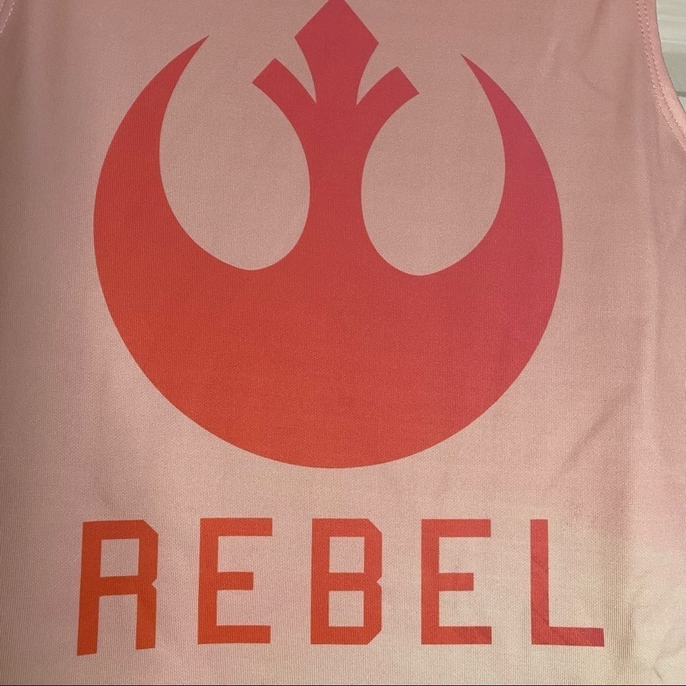 Star Wars Juniors Pink Hooded Rebel Dress Rey Large Fandom Cosplay - Picture 4 of 13